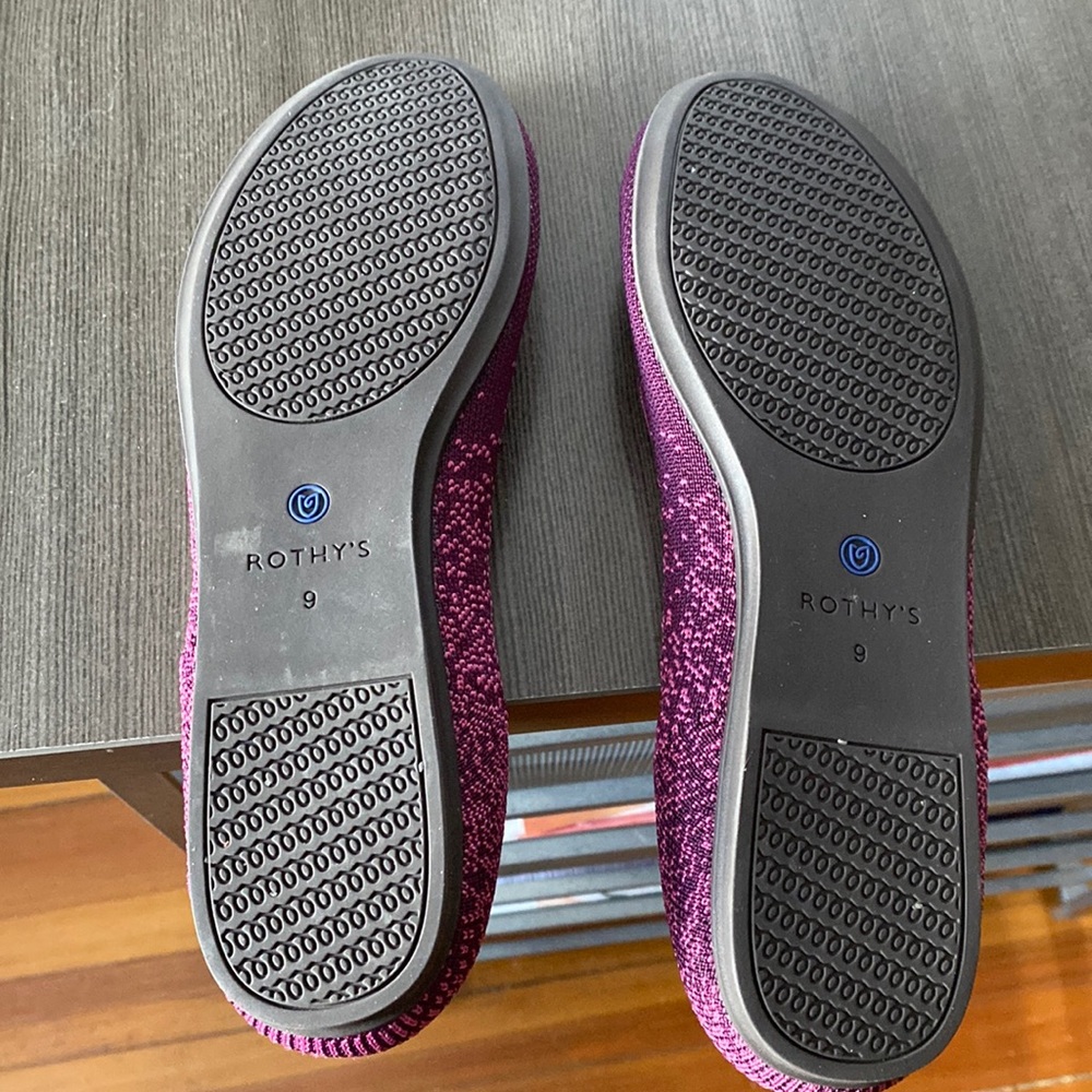 Rothy’s Retired Fig Python Round Toe Flats 9 - image 8